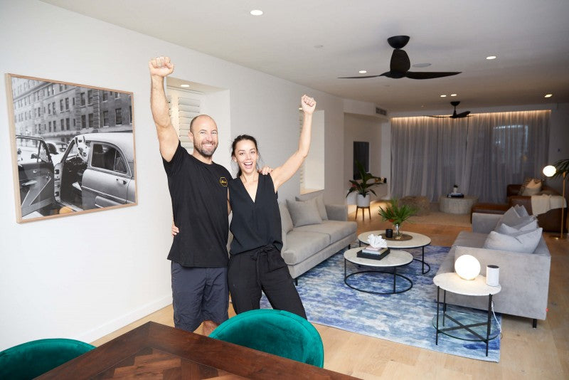 Now that's a winning rug for a winning room!