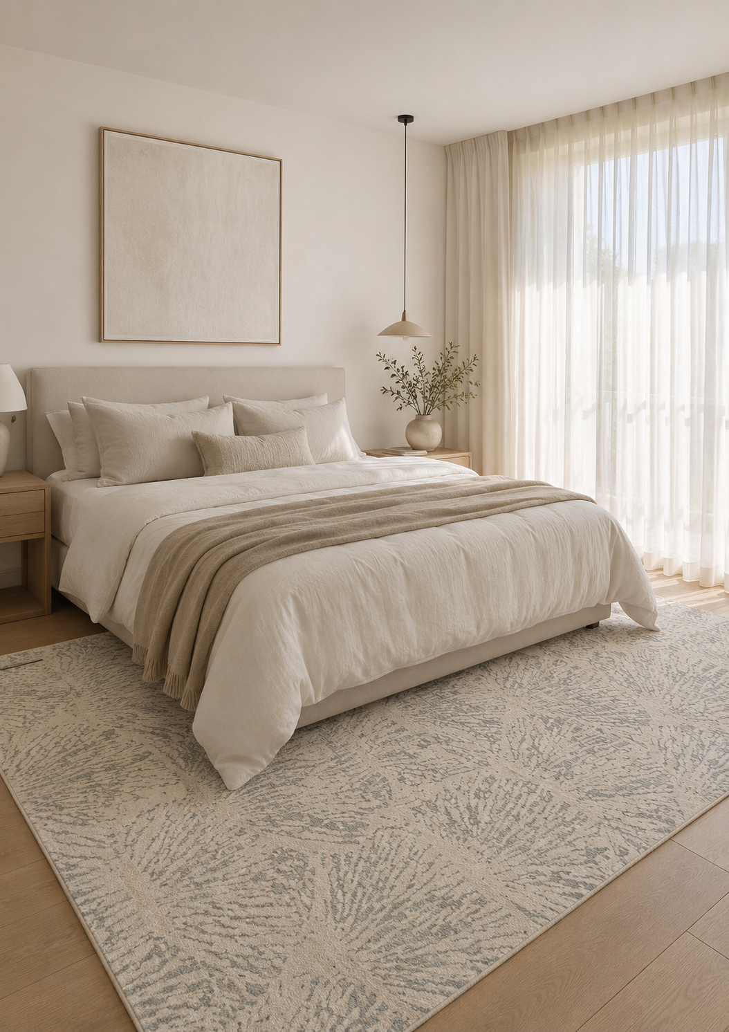 Bedroom Rug Size & Placement Guide: How to Position a Rug Under Your Bed