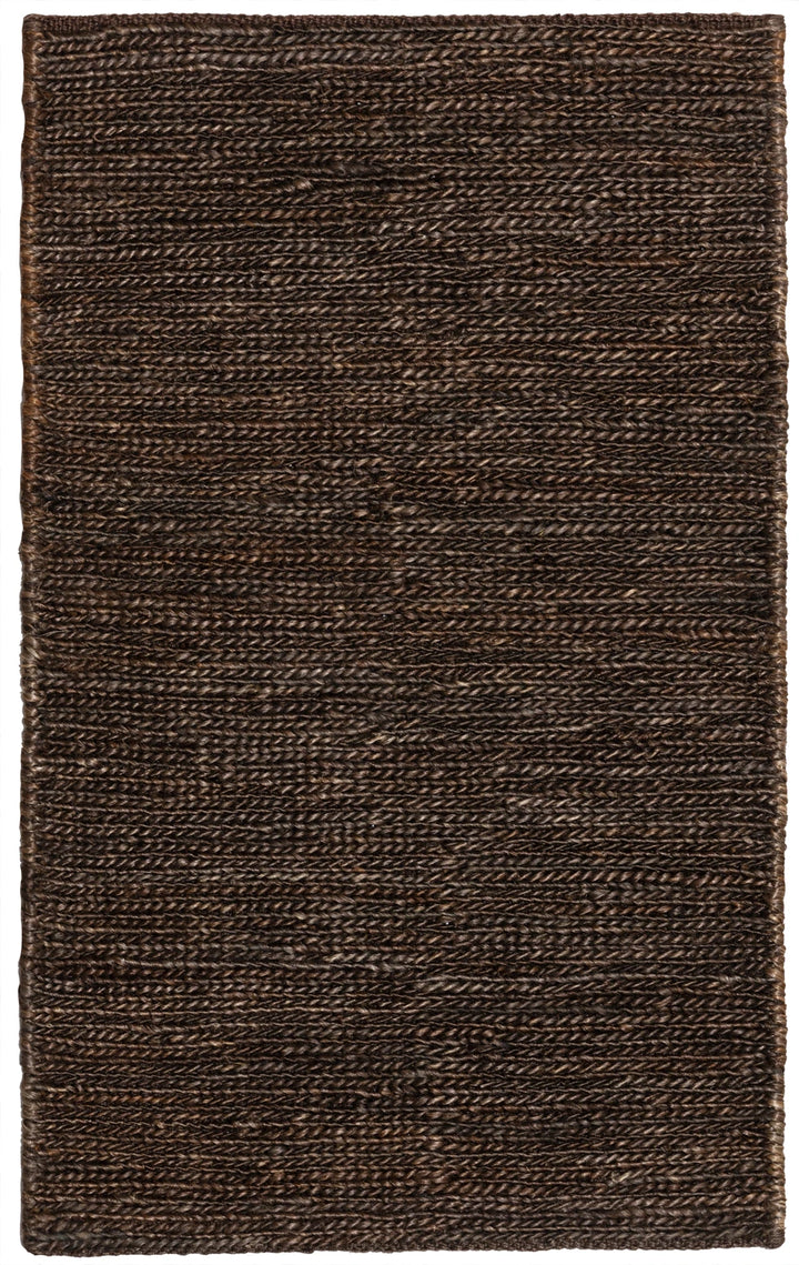 Paris Jute Woven Rug | Dark Brown