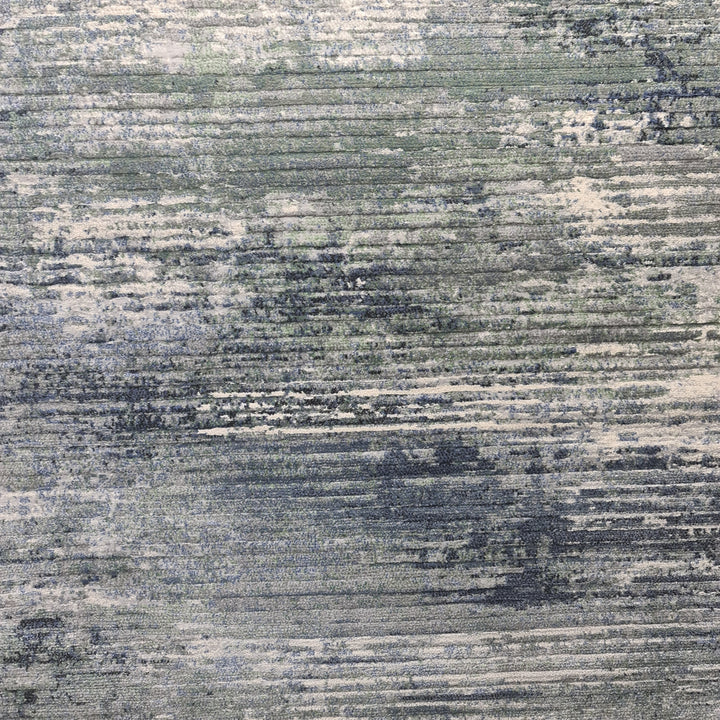 Franklin Evergreen Rug | Green Blue White