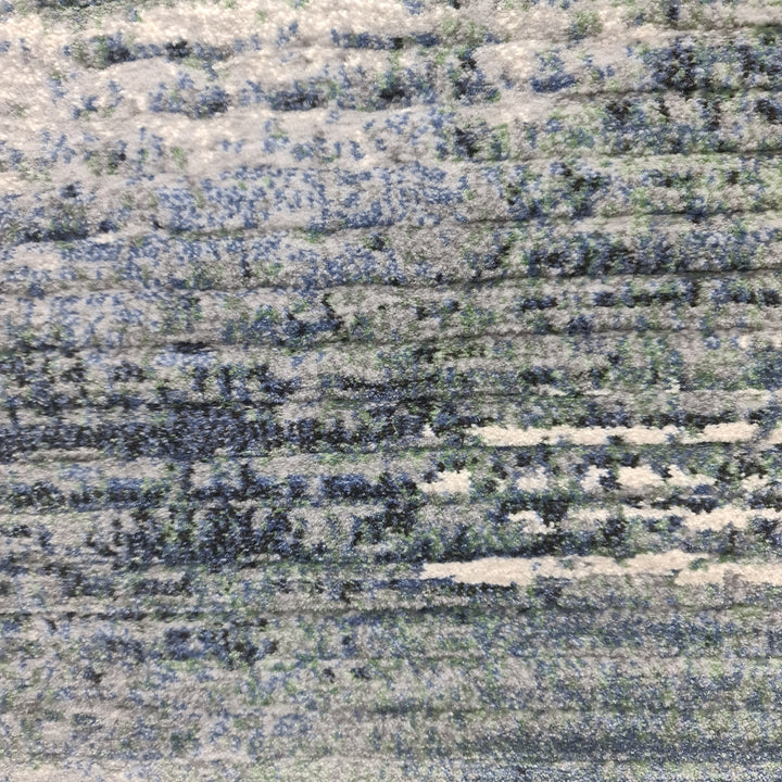 Franklin Evergreen Rug | Green Blue White