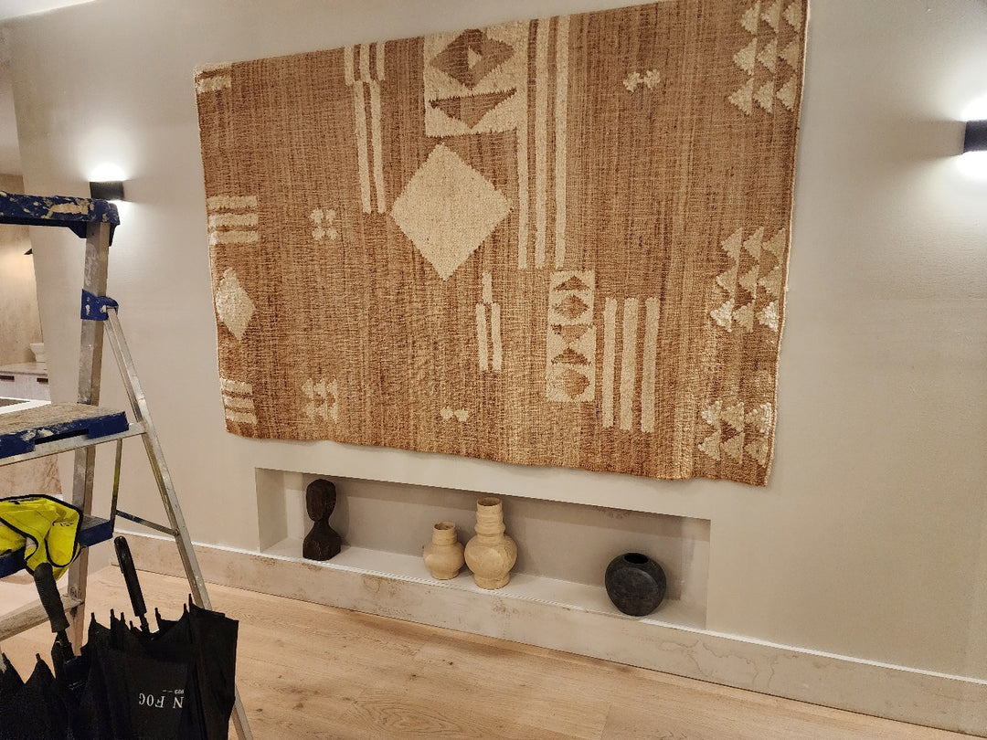 Abel Jute Wool Rug | Natural