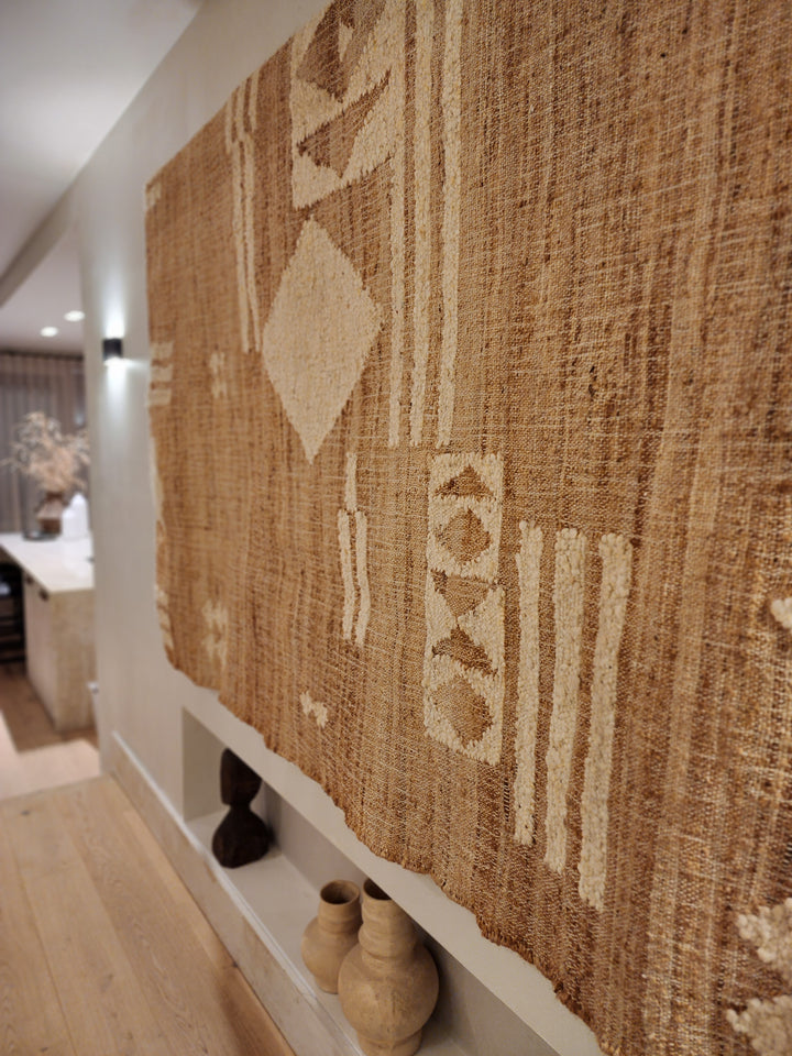 Abel Jute Wool Rug | Natural