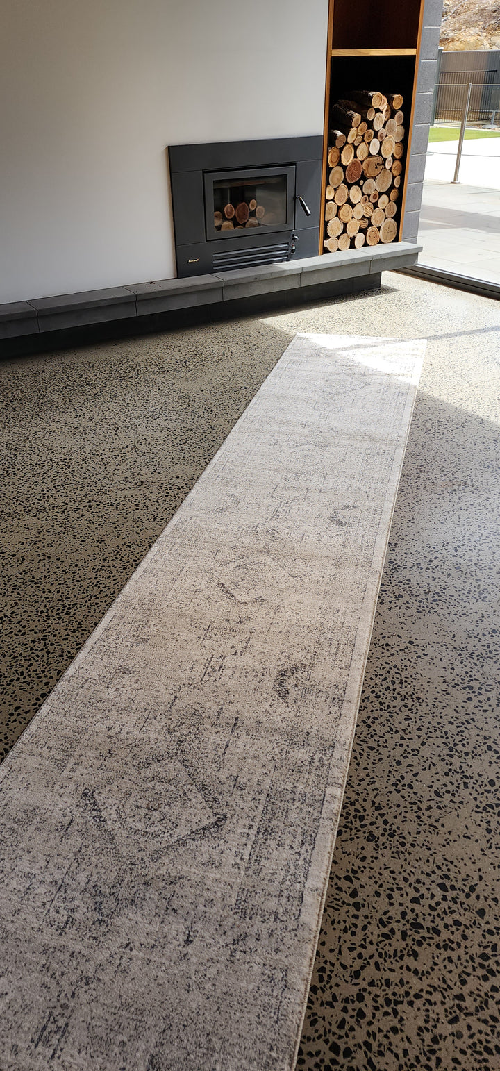 Tavarnelle Tibet Beige Hall Runner | Custom cut length x 80 cm wide | $59 per metre