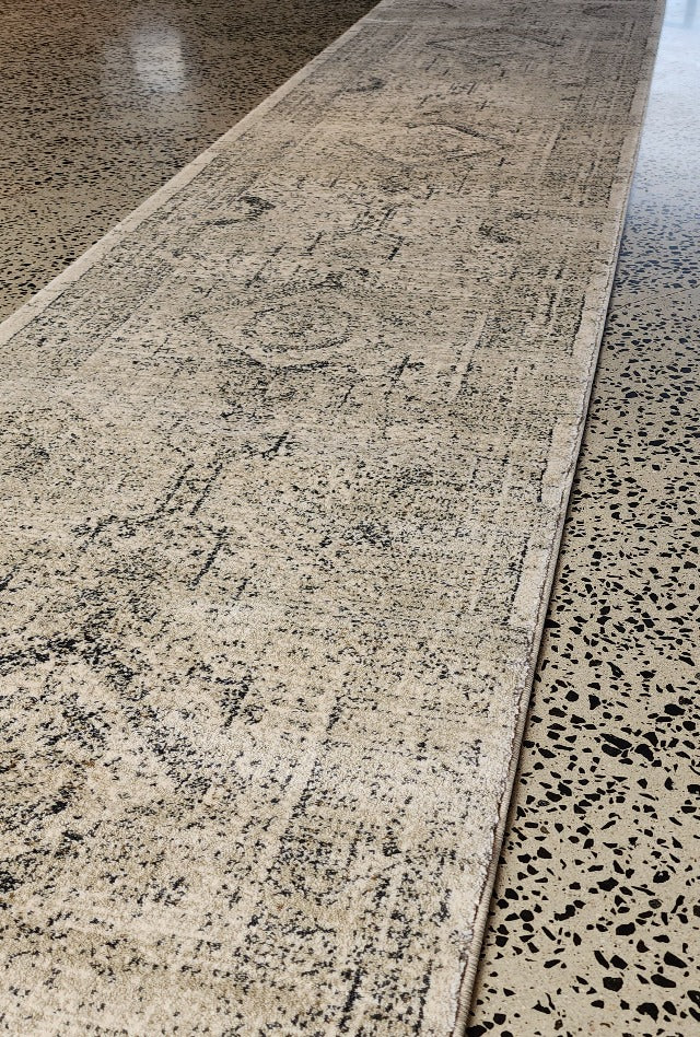 Tavarnelle Tibet Beige Hall Runner | Custom cut length x 80 cm wide | $59 per metre