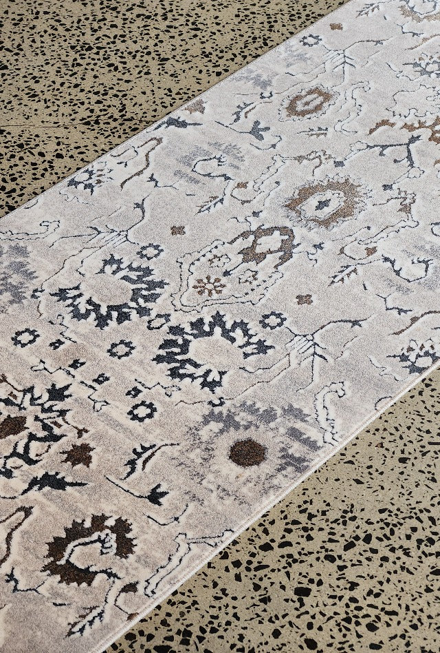 Kazak Salona Beige Hall Runner | Custom cut Length x 80 cm wide | $79 per metre