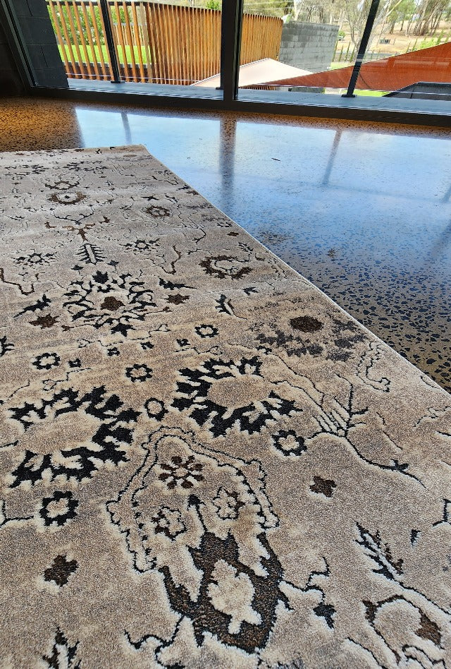 Kazak Salona Beige Hall Runner | Custom cut Length x 80 cm wide | $79 per metre