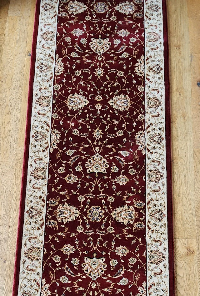 Palace Red Hall Runner | Custom cut length x 80cm wide | $95 per metre