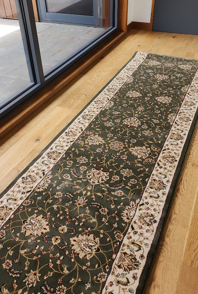 Palace Green Hall Runner | Custom cut length x 80 cm wide | $95 per metre