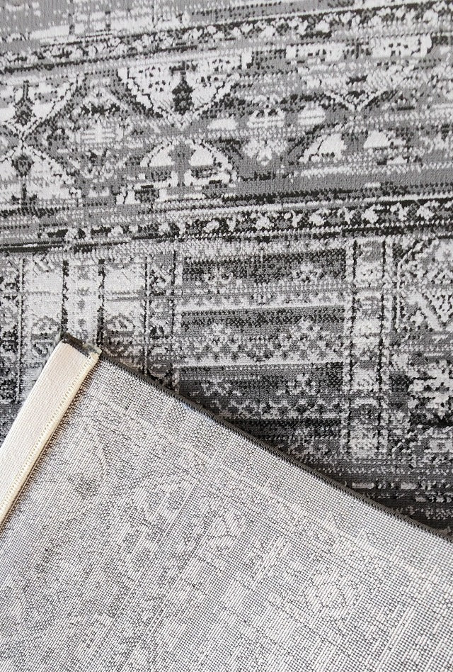 Rimini 8535 Charcoal Hall Runner | Custom cut Length x 80 cm wide | $55 per metre