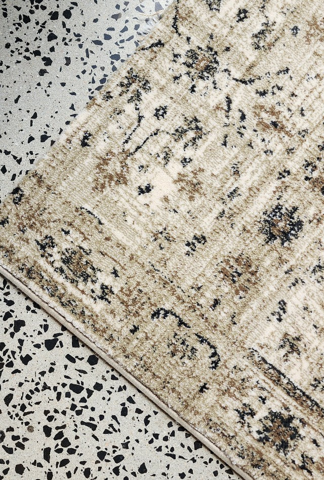 Tavarnelle Floral Beige Hall Runner | Custom cut length x 80 cm wide | $59 per metre