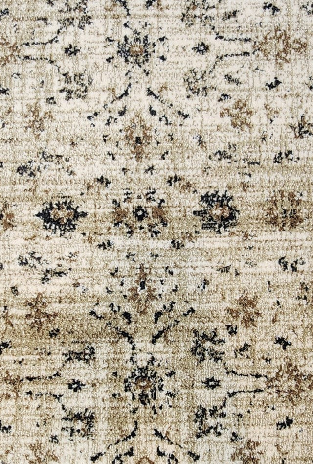 Tavarnelle Floral Beige Hall Runner | Custom cut length x 80 cm wide | $59 per metre