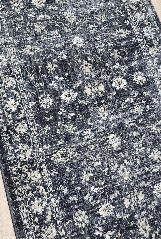 Antalya Charcoal Hall Runner | Custom cut length x 80cm wide | $59 per metre