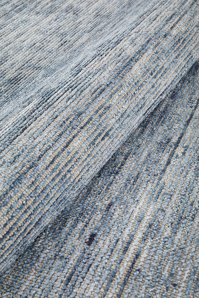 Flatland Floor Rug | Indigo Blue