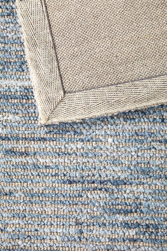 Flatland Floor Rug | Indigo Blue