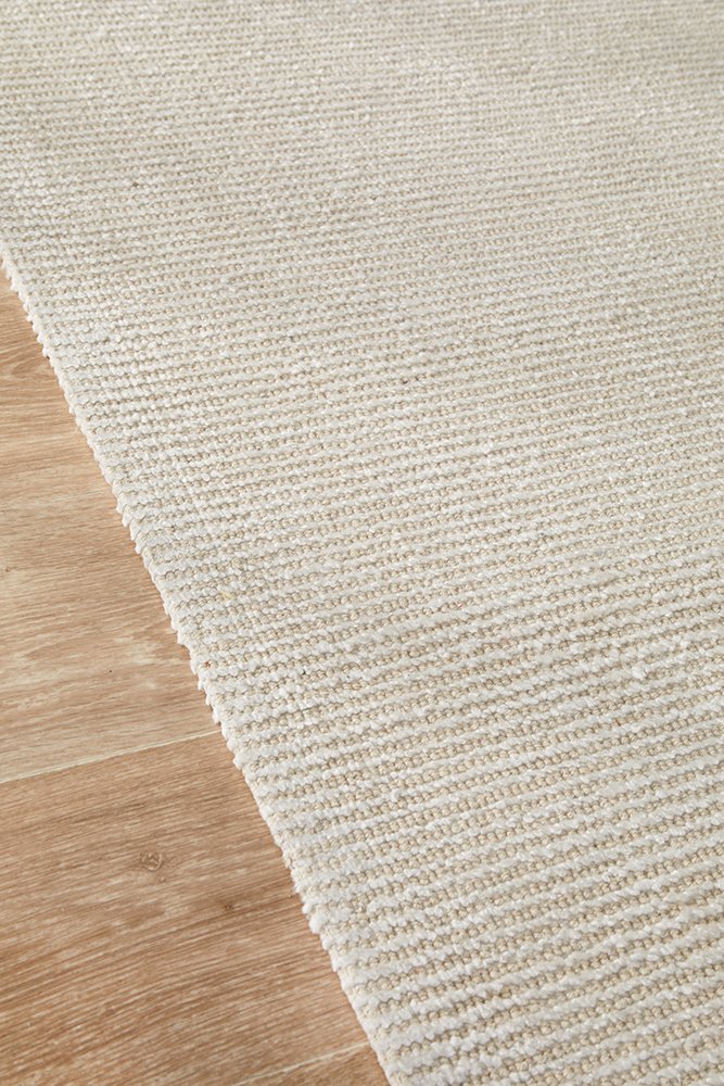 Flatland Woven Rug | Ivory, Natural