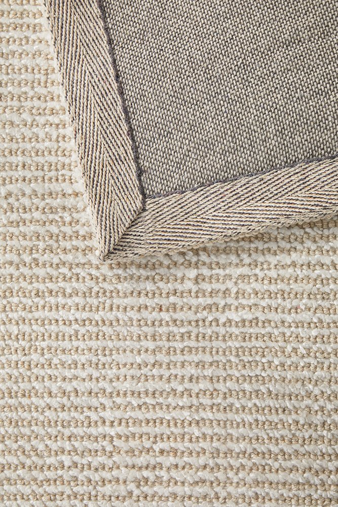 Flatland Woven Rug | Ivory, Natural