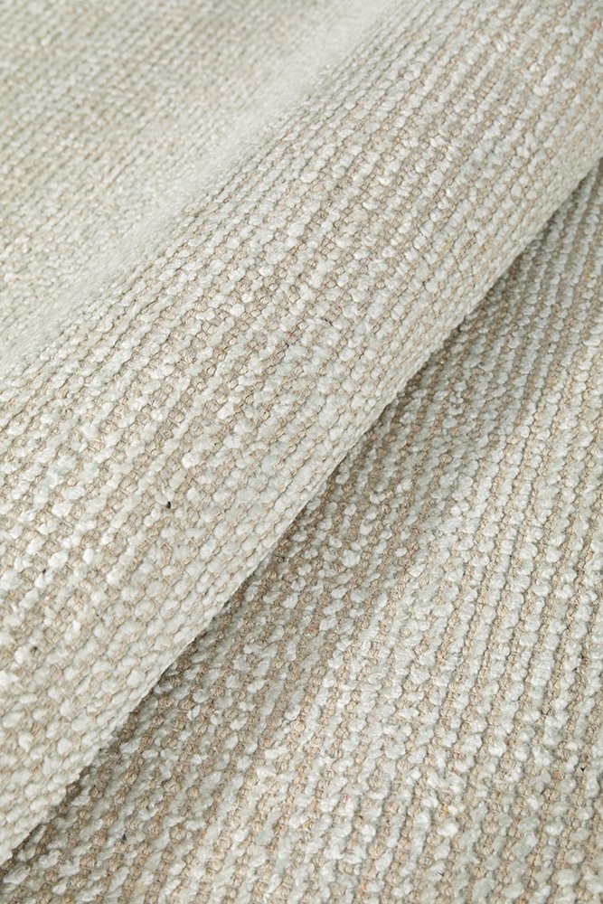 Flatland Woven Rug | Sky Blue, Natural