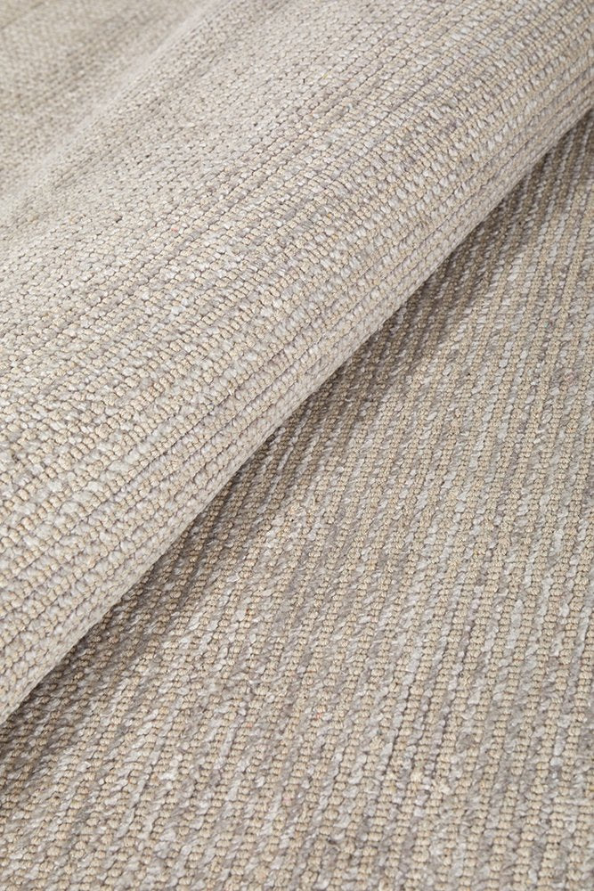 Flatland Woven Rug | Stone Beige, Natural