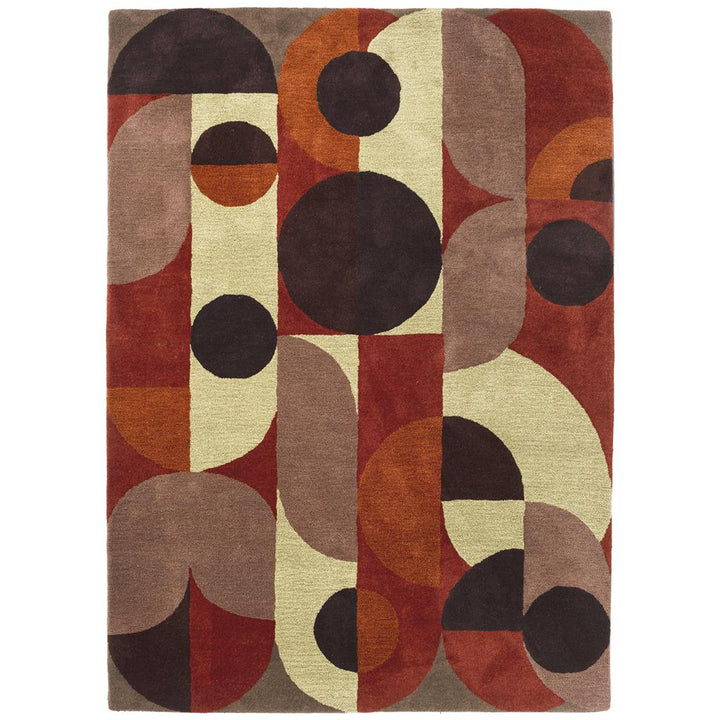 B&C Decor Cosmo Red Pale Green 95203 Rug