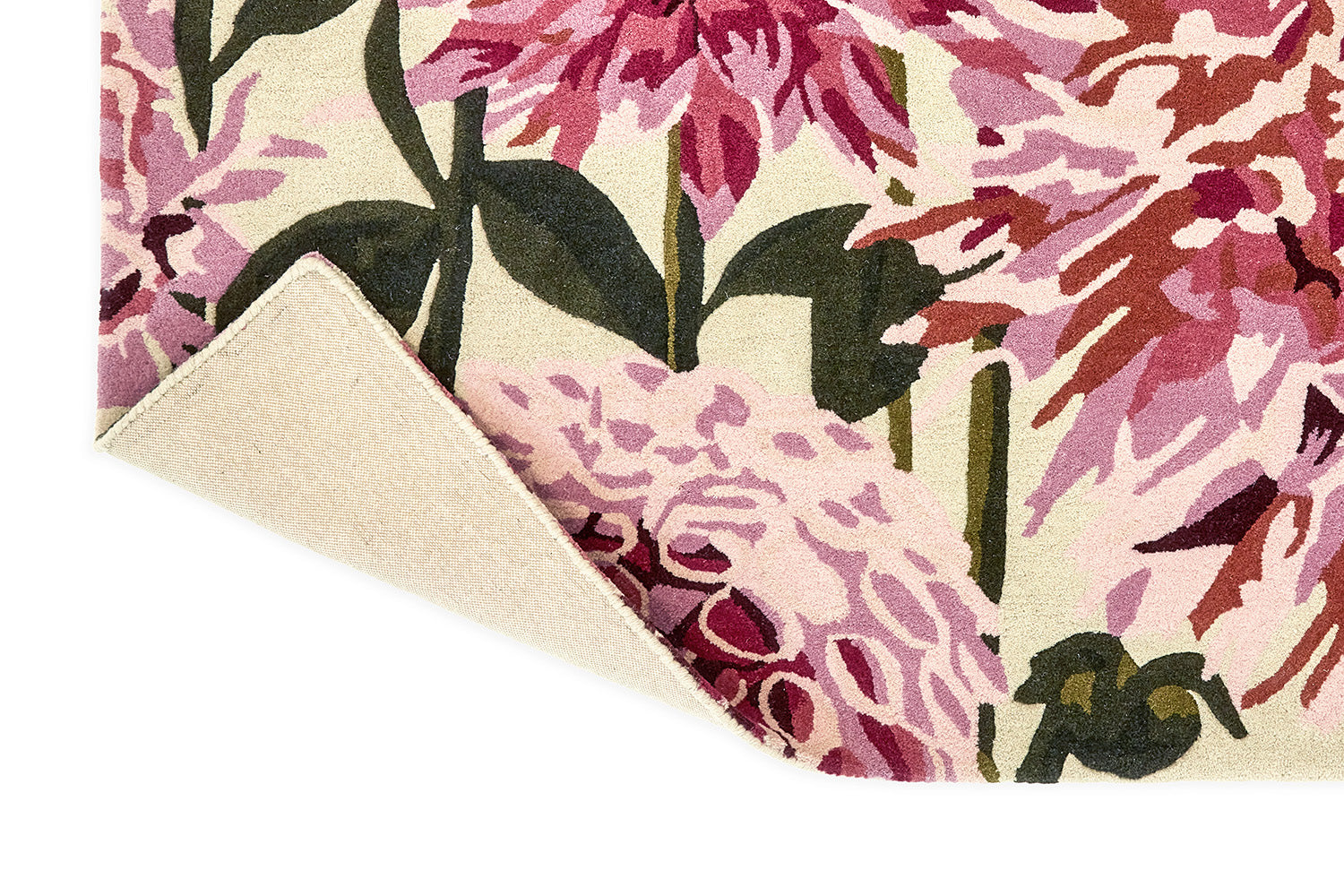 Harlequin Dahlia Fuchsia Palm 142402 Rug