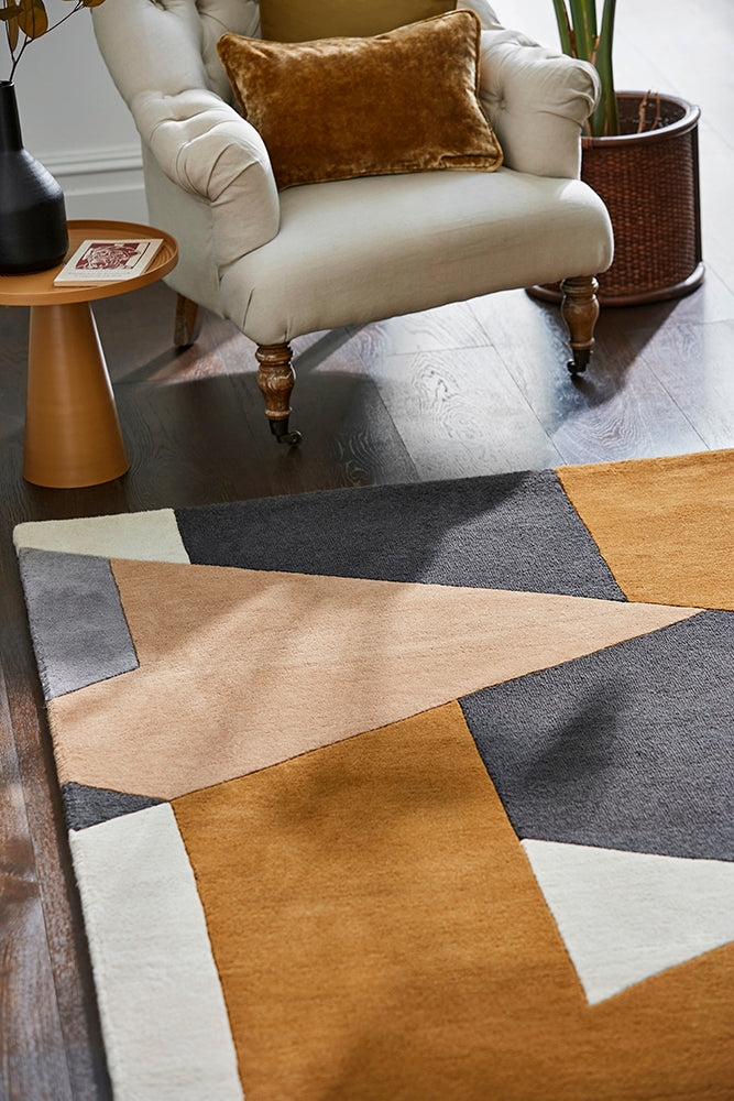 Harlequin Popova Caramel Slate Shell 143101 Rug