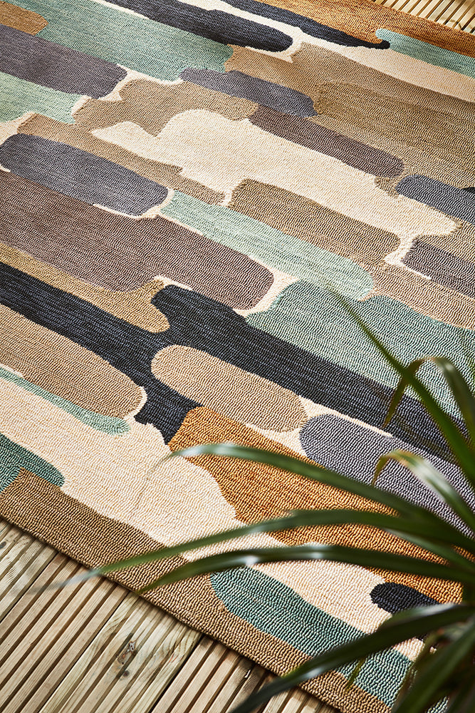 Harlequin Trattino Sea Glass Outdoor Rug 444804