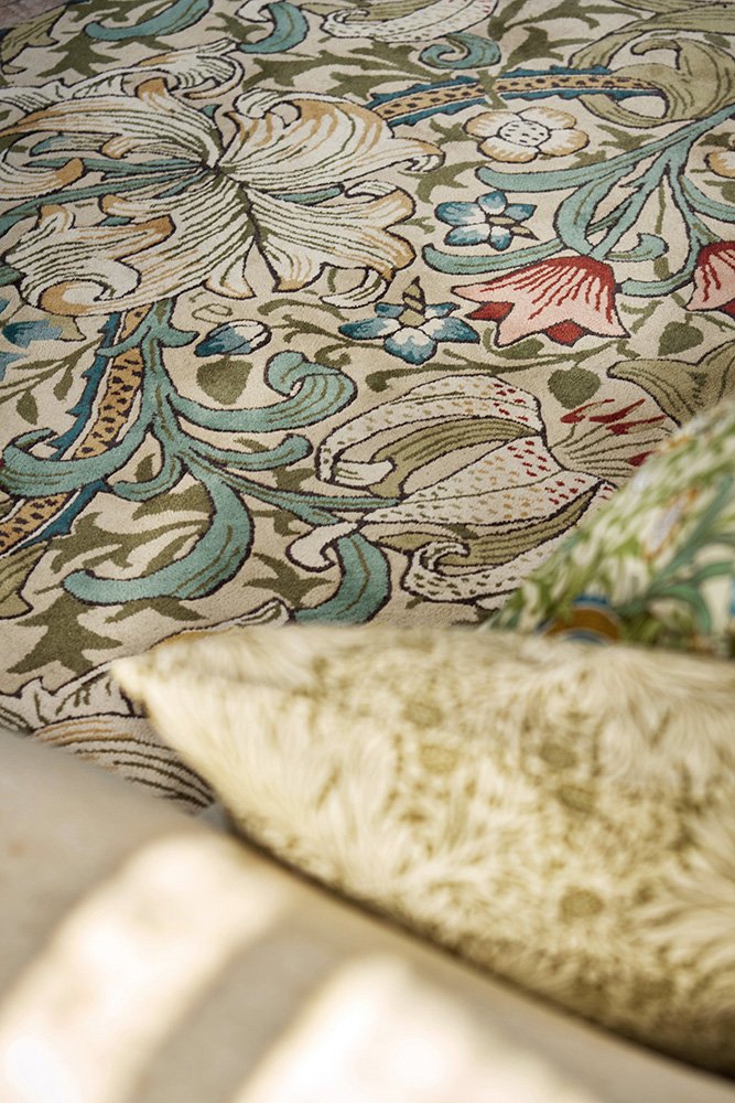 MORRIS & CO GOLDEN LILY GREEN - RED 130107