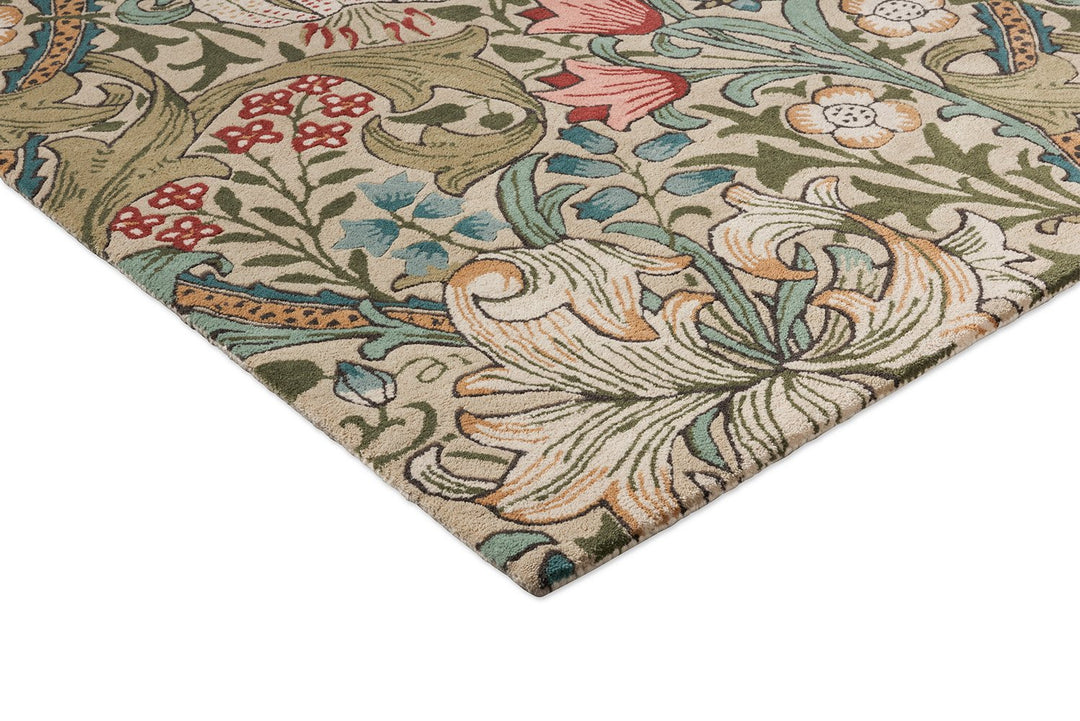 MORRIS & CO GOLDEN LILY GREEN - RED 130107