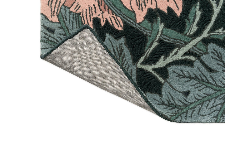 MORRIS & CO HONEYSUCKLE & TULIP TEAL 130407