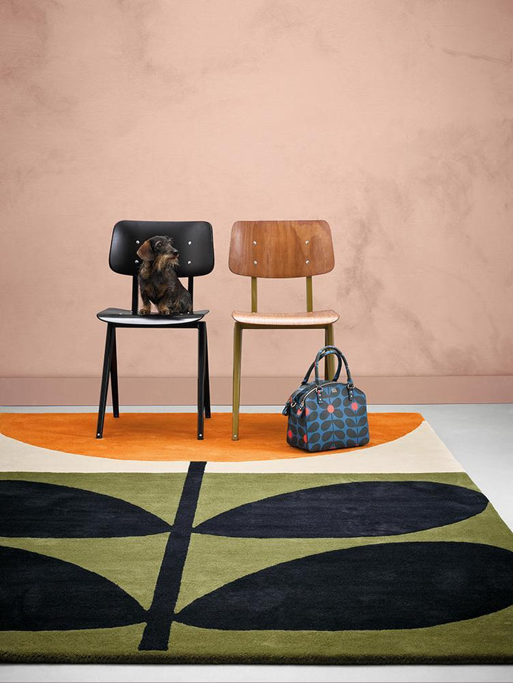 Orla Kiely Stem Black 059803 Rug
