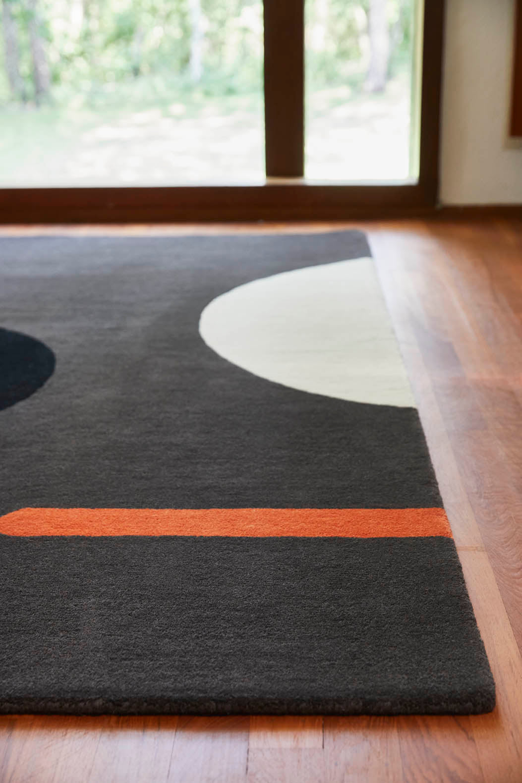 Orla Kiely Geo Flower Graphite 60605 Rug