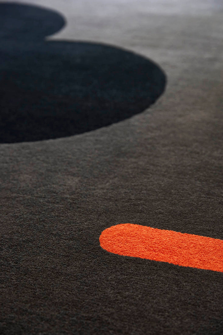 Orla Kiely Geo Flower Graphite 60605 Rug