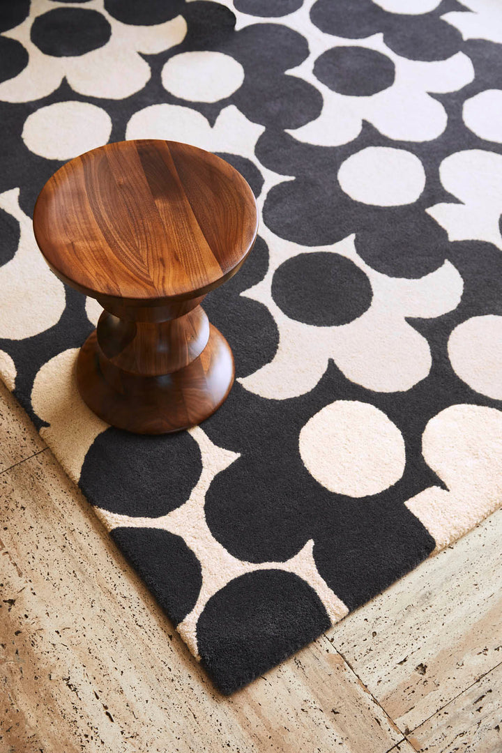 Orla Kiely Puzzle Flower Slate 060905 Rug
