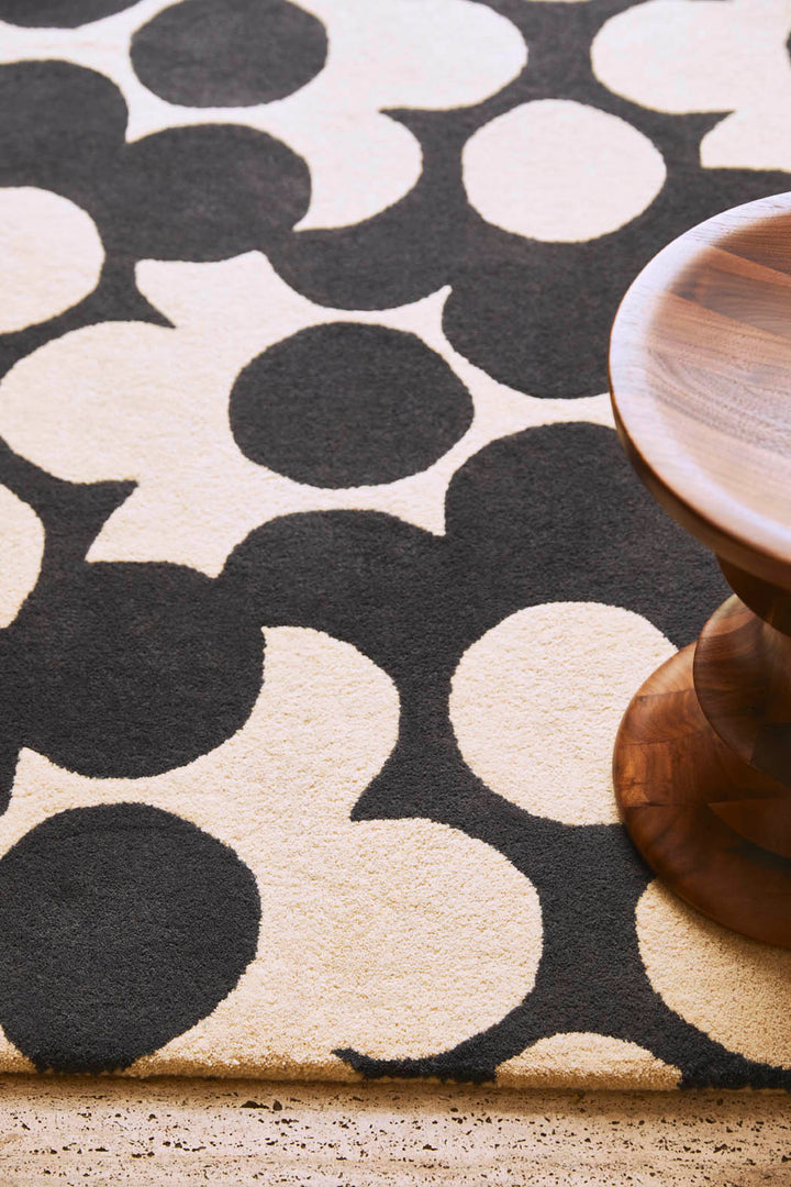 Orla Kiely Puzzle Flower Slate 060905 Rug