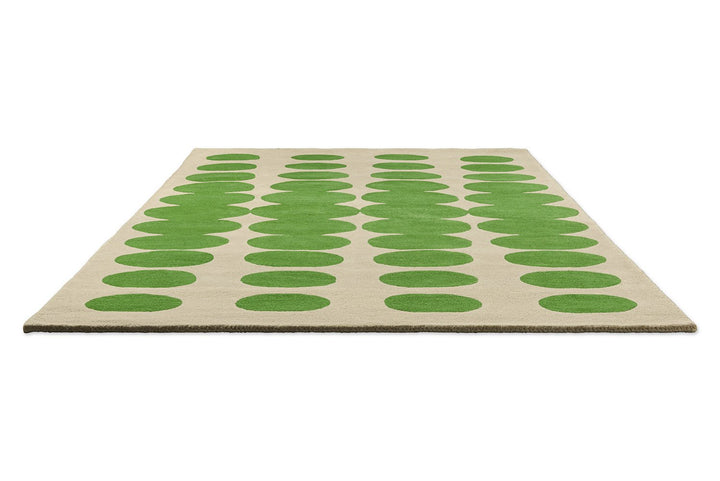 ORLA KIELY OPTICAL OVAL GREEN - CREAM 157707