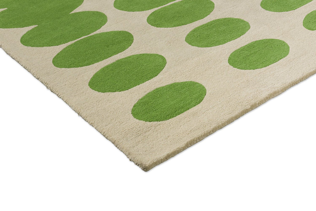 ORLA KIELY OPTICAL OVAL GREEN - CREAM 157707