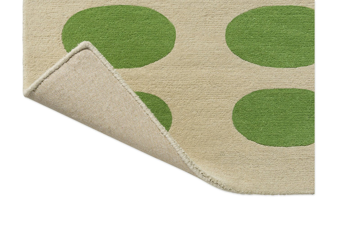 ORLA KIELY OPTICAL OVAL GREEN - CREAM 157707