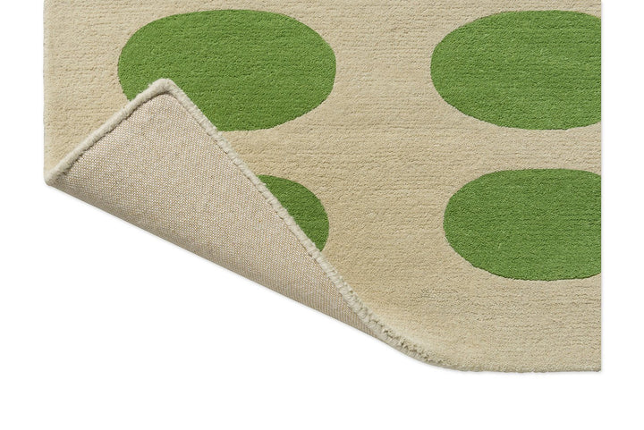 ORLA KIELY OPTICAL OVAL GREEN - CREAM 157707