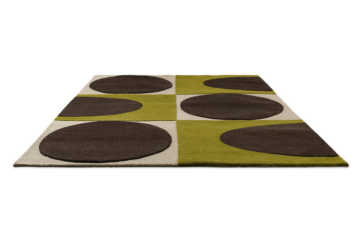 ORLA KIELY SPOT SQUARE WALNUT - LICHEN 157907