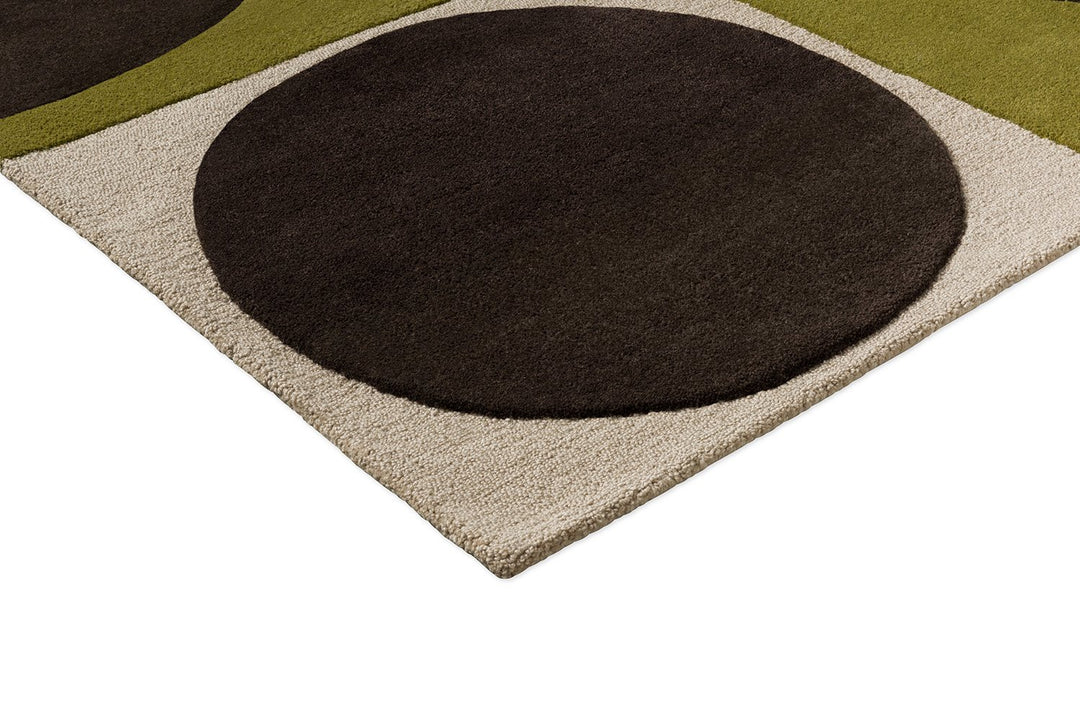 ORLA KIELY SPOT SQUARE WALNUT - LICHEN 157907