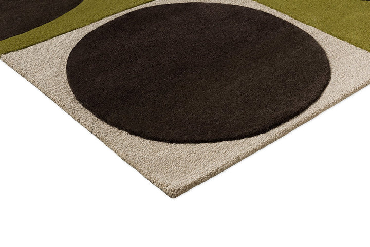 ORLA KIELY SPOT SQUARE WALNUT - LICHEN 157907