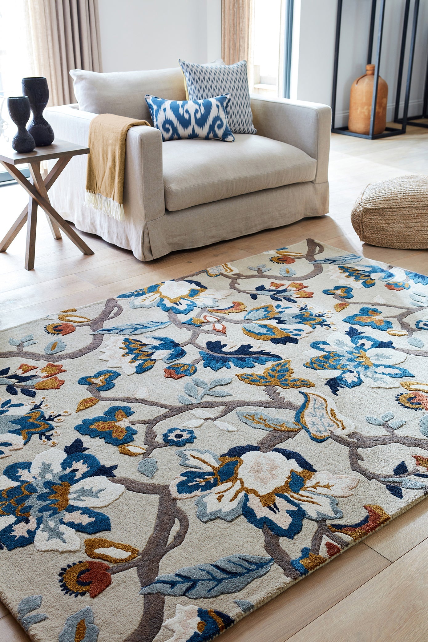 Sanderson Amanpuri Stone 145101 Rug