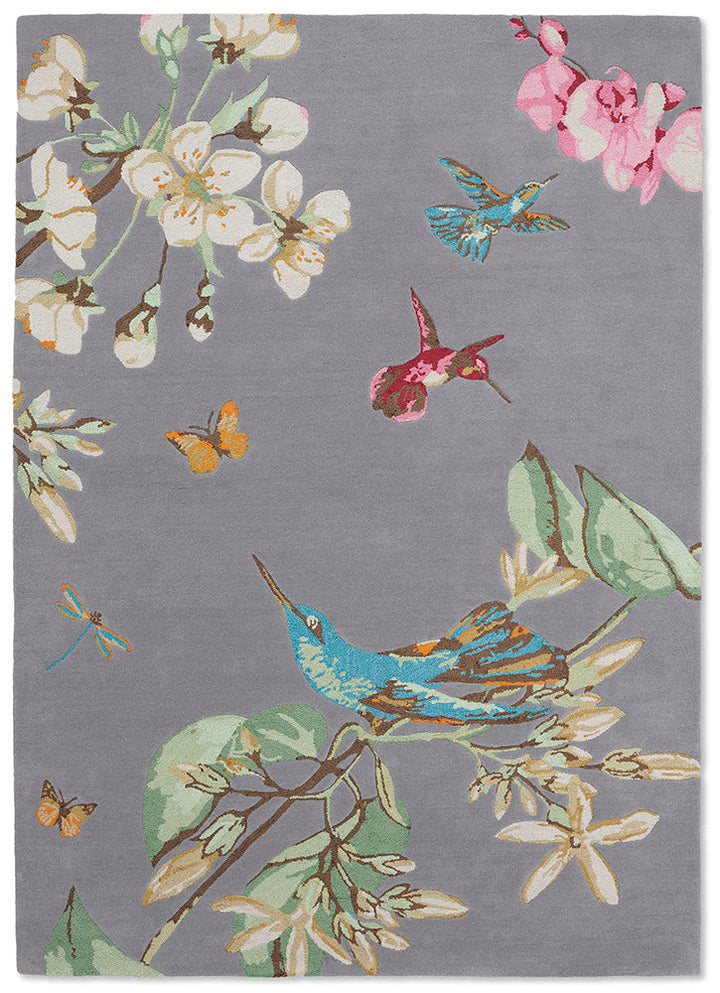 Wedgwood Hummingbird Grey 037804 Rug
