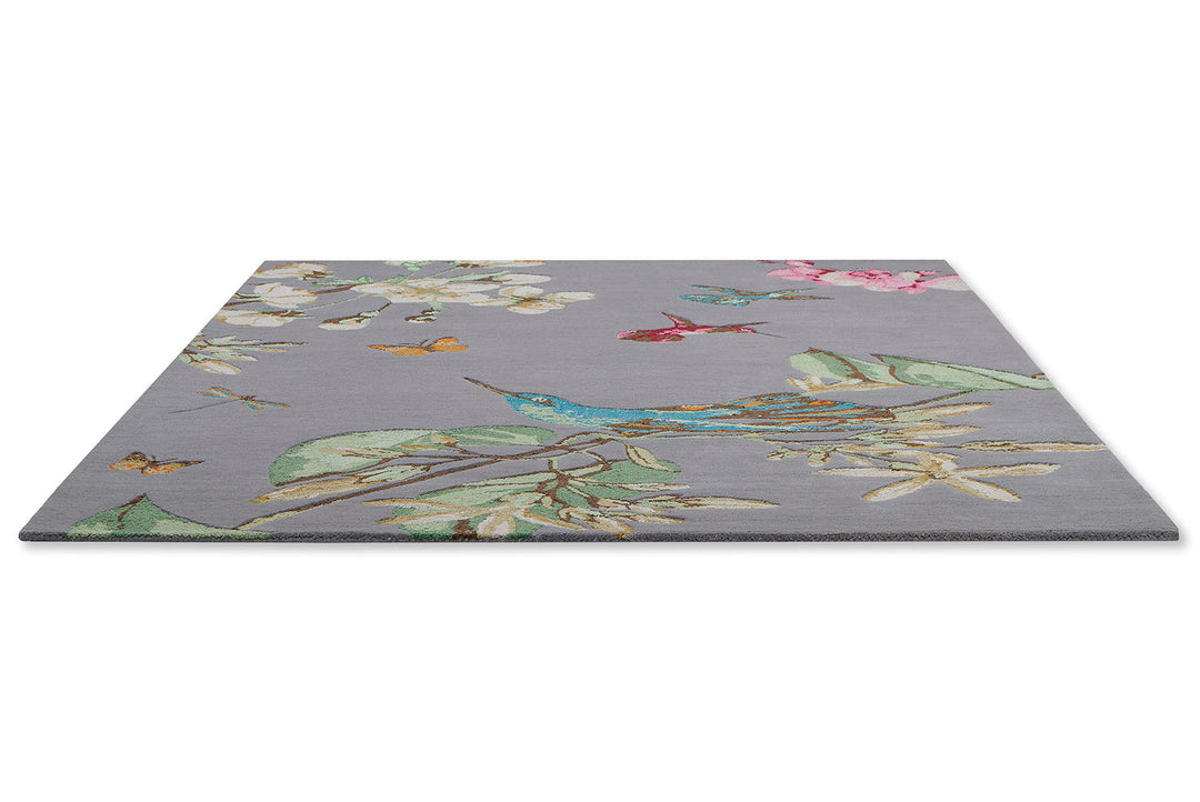 Wedgwood Hummingbird Grey 037804 Rug