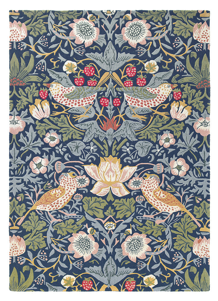Strawberry Thief Indigo 027708 Rug