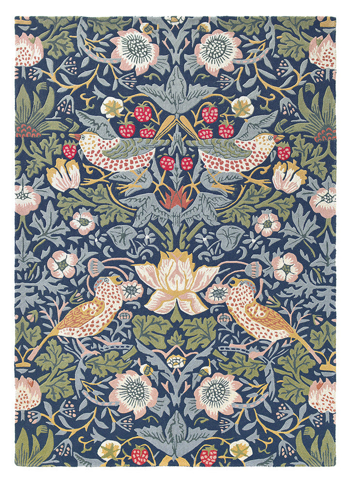 Strawberry Thief Indigo 027708 Rug