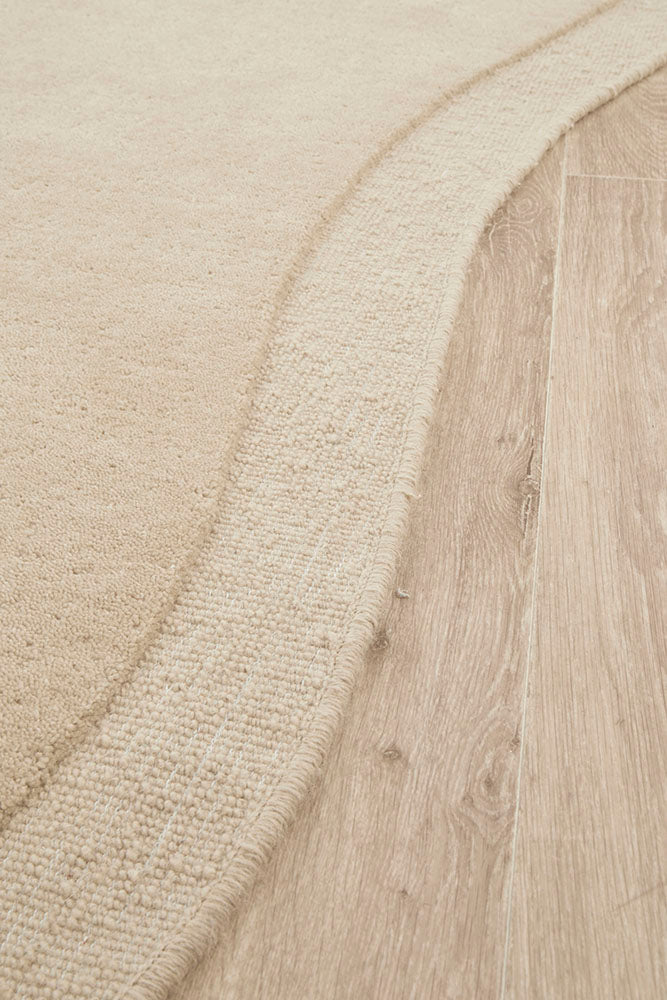 Close-up of a transition between beige carpet and wooden floor.