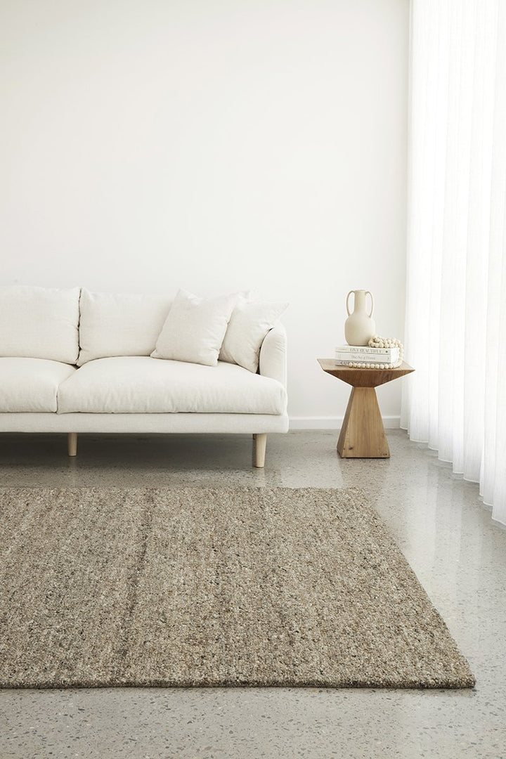 Conscious Loom Embrace Rug | Stone