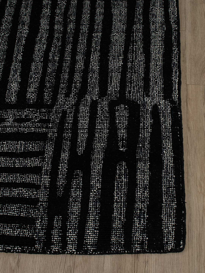 Calypso Rug | Black - Enquire now for availability